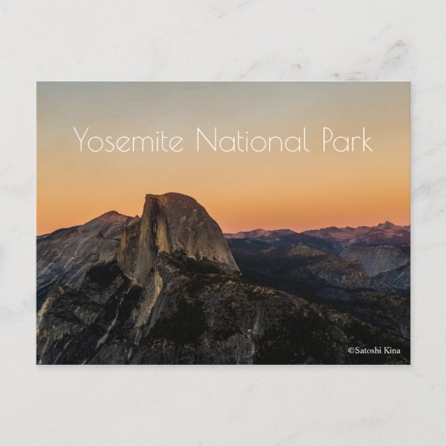 Yosemite nationalpark vykort (Framsida)