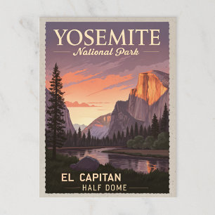 Yosemite nationalpark vykort