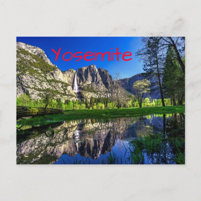 Yosemite nationalpark vykort (Framsida)