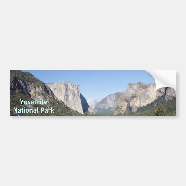 Yosemite nationalparkbildekal bildekal (Framsidan)