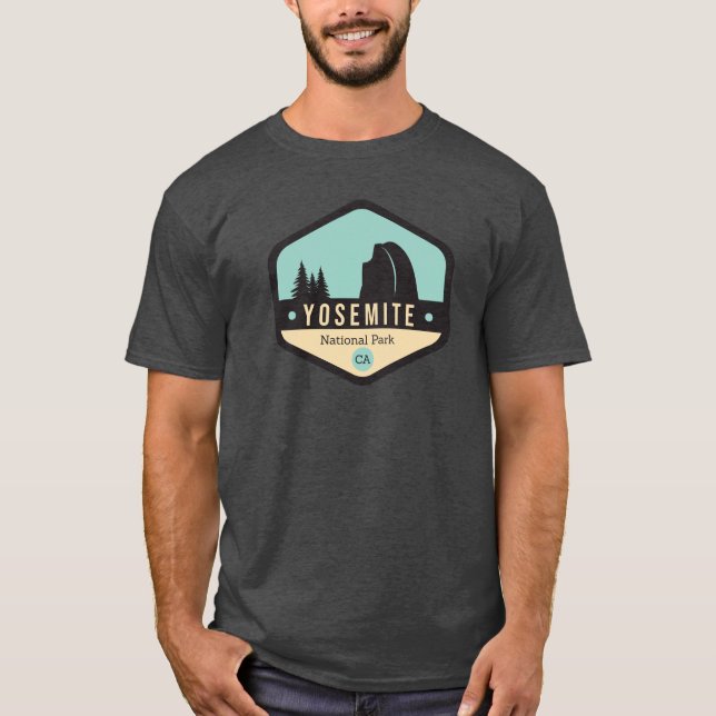 Yosemite nationalparkemblem t shirt (Framsida)
