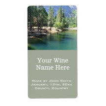 Yosemite nationalparkens landskap bild vin