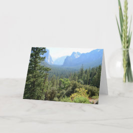 Yosemite Nationalparkens landskapsfotografi. Kort