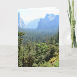 Yosemite Nationalparkens landskapsfotografi. Kort