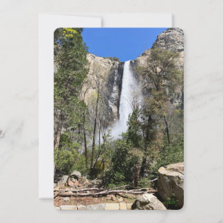 Yosemite Nationalparkens vattenfall 2024 diecut Inbjudningar