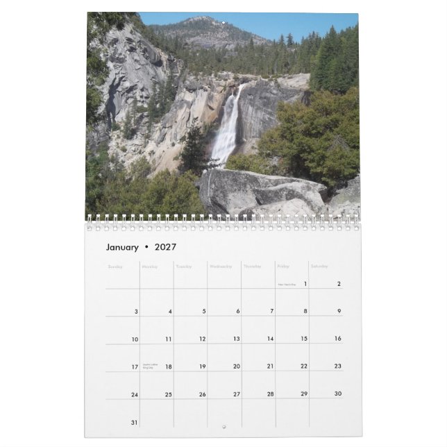 Yosemite nationalparkkalender 2014 kalender (Jan 2027)