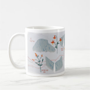Yosemite nationalparkmugg i grå färg kaffemugg