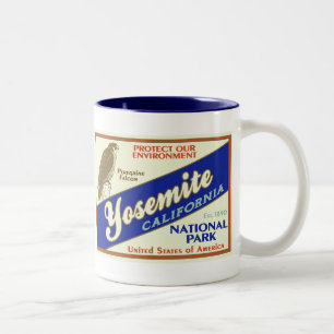 Yosemite nationalparkmugg Två-Tonad mugg