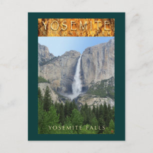 YOSEMITE NAT'L PARK-California-Yosemite Falls- Vykort