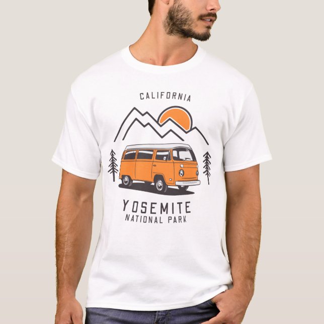 Yosemite Park Road Resa T Shirt (Framsida)