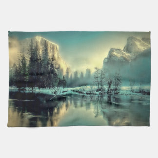 Yosemite Park Sunrise Kökshandduk