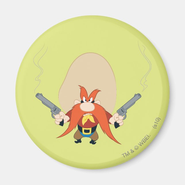 Yosemite Sam Backa Magnet (Framsidan)