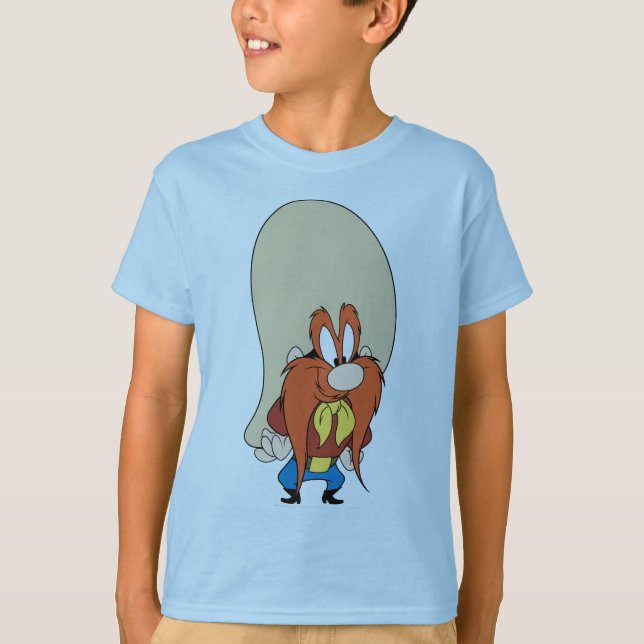 Yosemite Sam Händer på Hips T Shirt (Framsida)