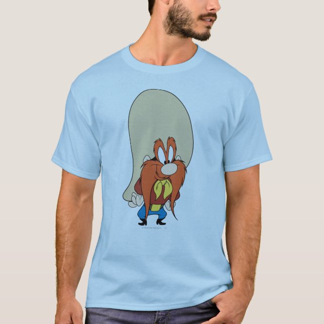 Yosemite Sam Händer på Hips T Shirt (Framsida)