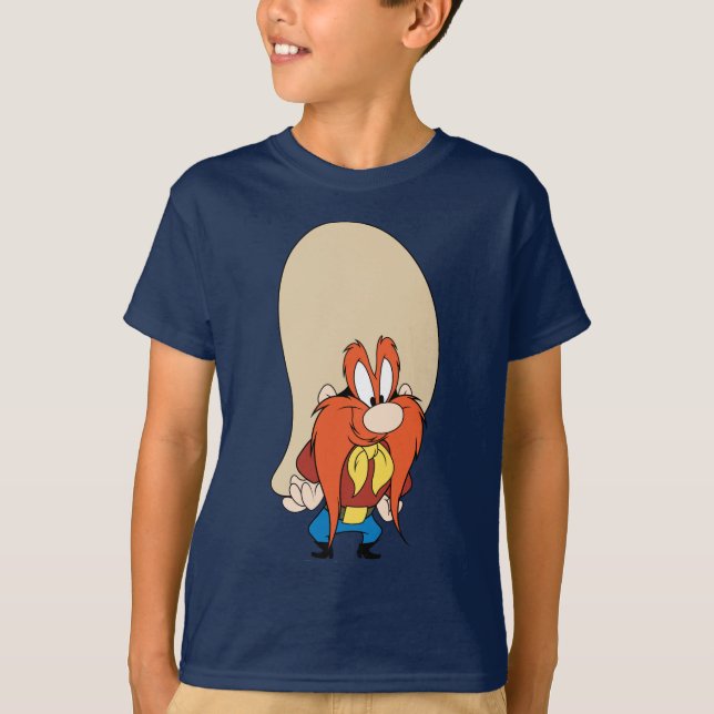 Yosemite Sam Händer på Hips T Shirt (Framsida)