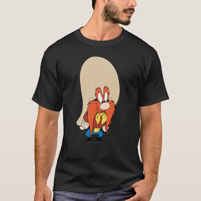 Yosemite Sam Händer på Hips T Shirt (Framsida)