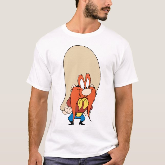 Yosemite Sam Händer på Hips Tee Shirt (Framsida)