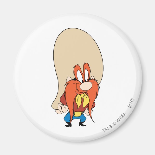 Yosemite Sam Hands on Hips Magnet (Framsidan)