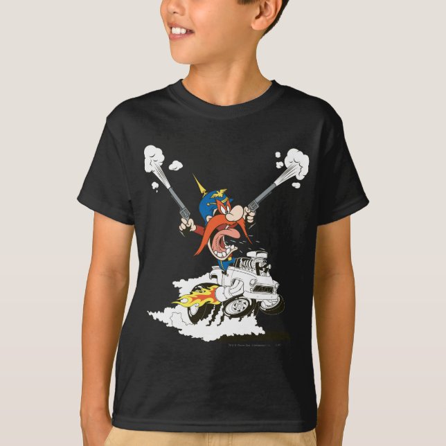 Yosemite Sam Road Rage Tee Shirt (Framsida)
