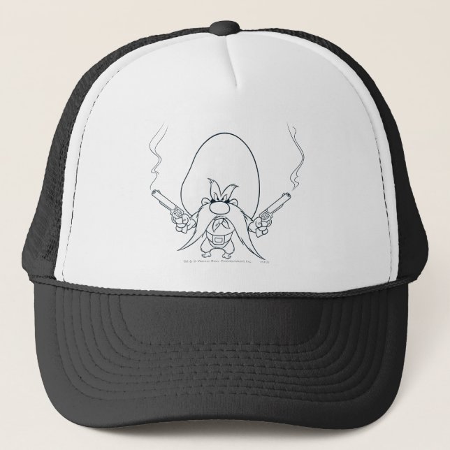 Yosemite Sam Smoking Guns Truckerkeps (Framsida)