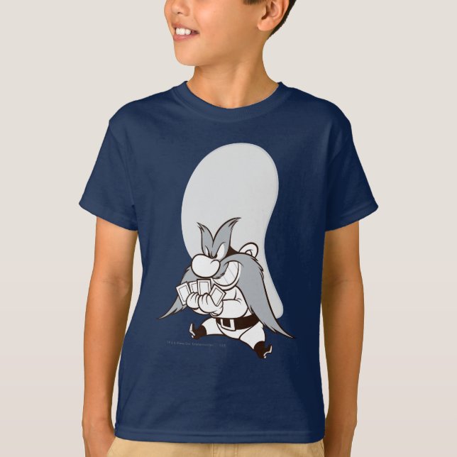 Yosemite Sam spelkort T Shirt (Framsida)