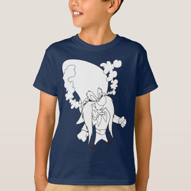 Yosemite Sam Steaming Mad T Shirt (Framsida)
