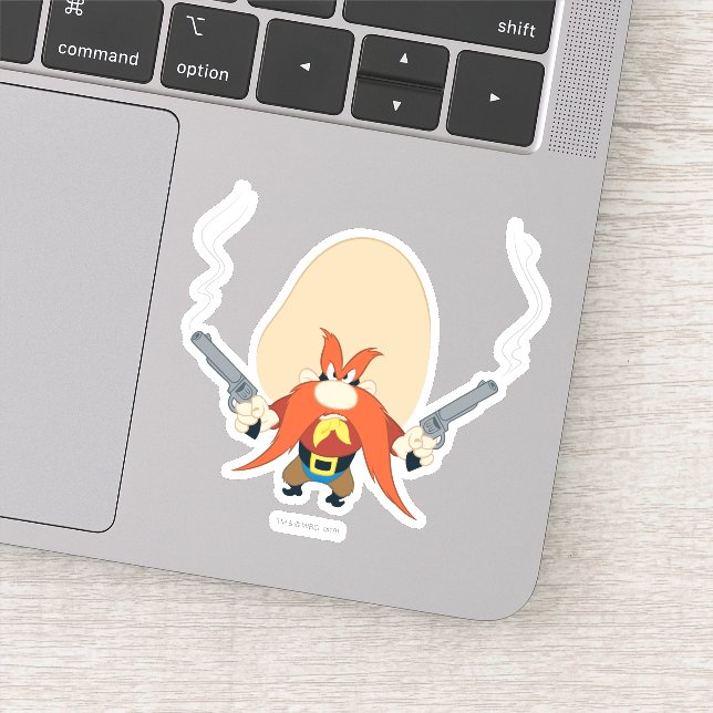 Yosemite Sam Tillbaka av Klistermärken (Detalj)