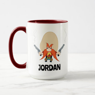 Yosemite Sam Tillbaka av | Lägg till ditt namn Mugg