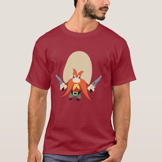 Yosemite Sam Tillbaka av T Shirt (Framsida)