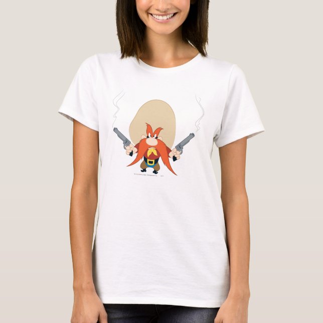 Yosemite Sam Tillbaka av T Shirt (Framsida)