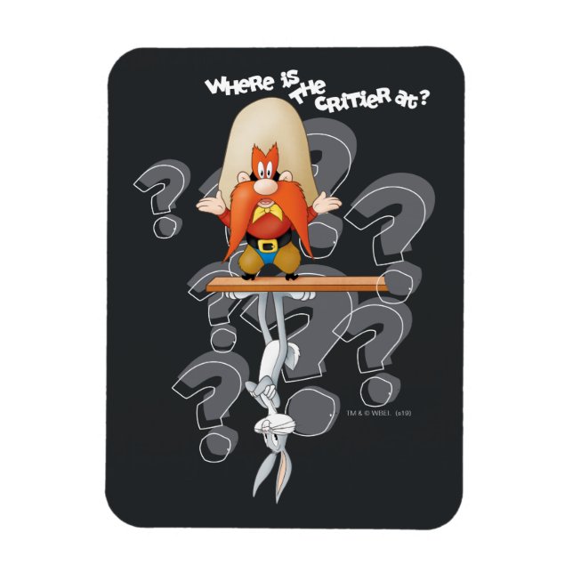 Yosemite Sam Tittar för "Critter" KRYP BUNNY™ Magnet (Vertikal)