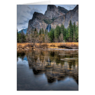 Yosemite Scenia Falls Hälsningskort