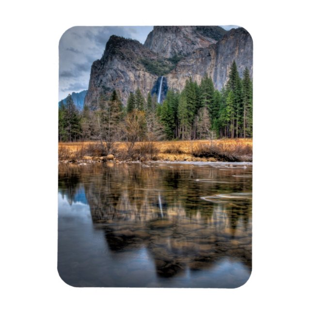 Yosemite Scenia Falls Magnet (Vertikal)