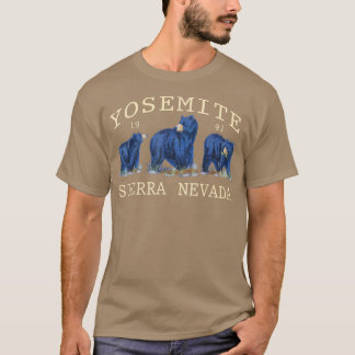 Yosemite Sierra Nevada björn 1991 T Shirt