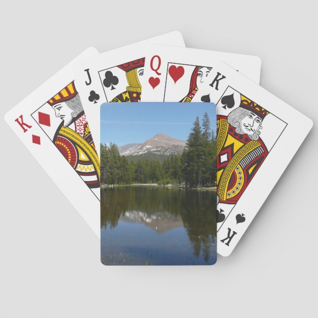 Yosemite sjöreflektion casinokort (Baksidan)