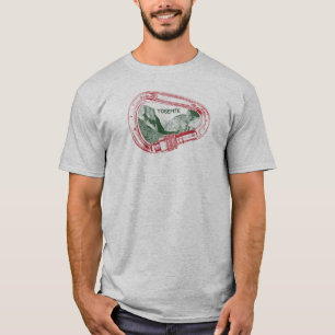Yosemite som klättrar Carabiner Tee