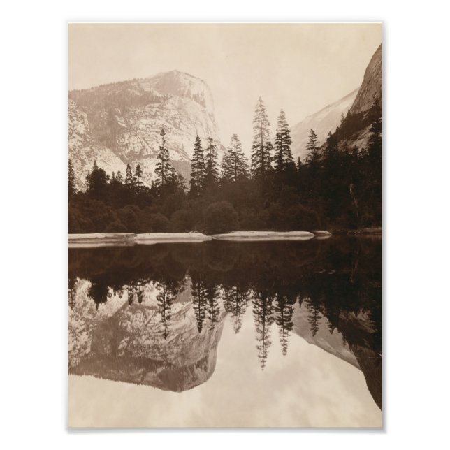 Yosemite - Spegel Sjö - nationalparken Fototryck (Framsidan)