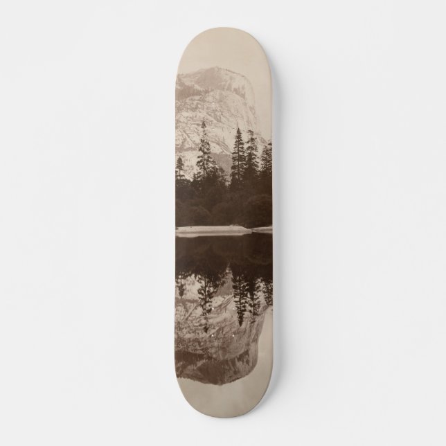 Yosemite - Spegel Sjö - nationalparken Mini Skateboard Bräda 18,5 Cm (Framsida)