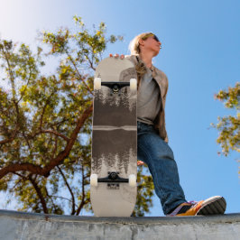 Yosemite - Spegel Sjö - nationalparken Mini Skateboard Bräda 18,5 Cm