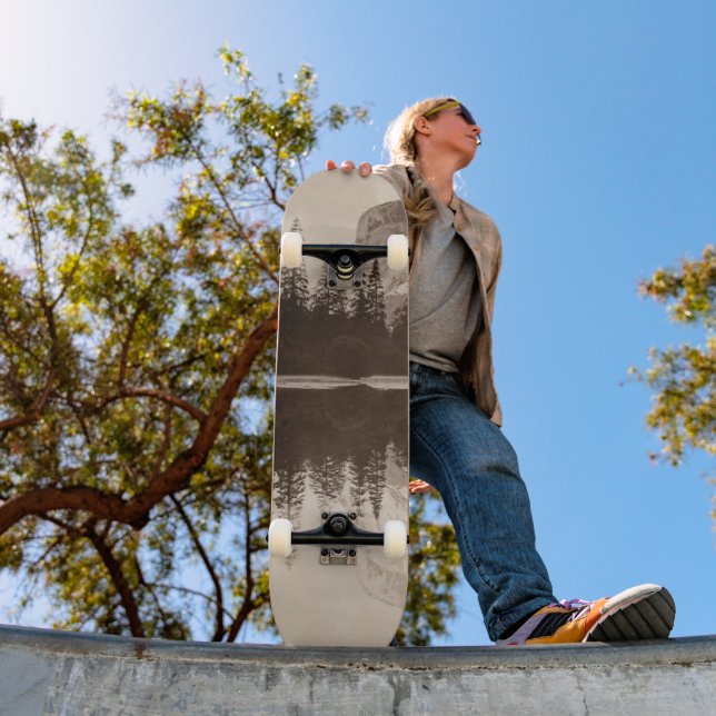 Yosemite - Spegel Sjö - nationalparken Mini Skateboard Bräda 18,5 Cm (Utomhus 1)