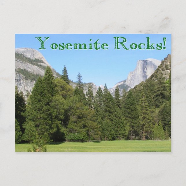 Yosemite Sten! Vykort (Framsida)