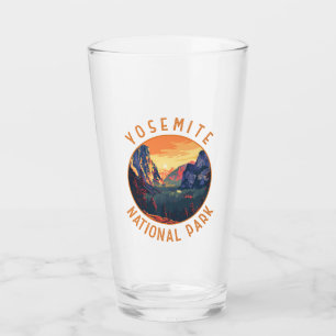 Yosemite Sunset National Park Retro Distress Glaskopp