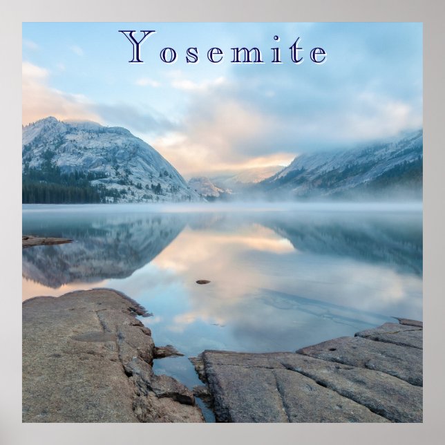 Yosemite Tenaya Lake Soluppgång Poster (Framsidan)