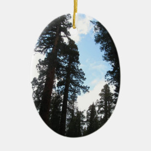 Yosemite träd julgransprydnad keramik