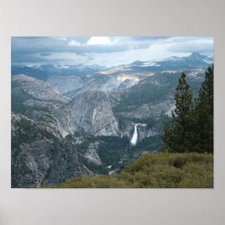 Yosemite tryck, värdeaffisch papper (halvblank) poster