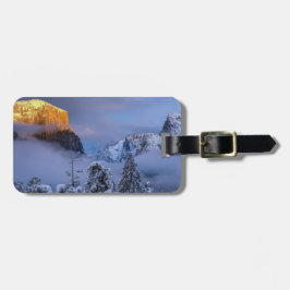 Yosemite Tunnel View Vinterundrets solnedgång Bagagebricka