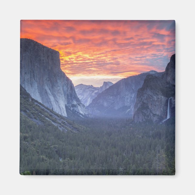 Yosemite-tunnelvy Magnet (Framsidan)