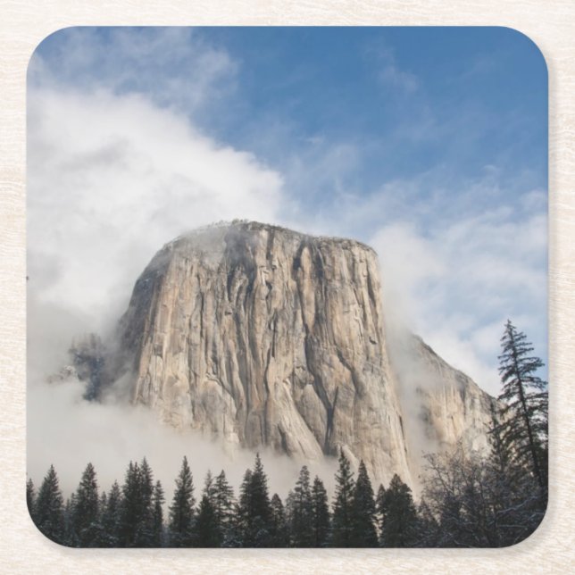 Yosemite Underlägg Papper Kvadrat (Framsidan)