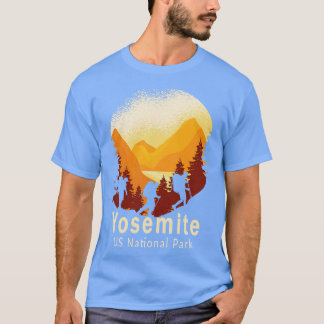 Yosemite US National Park California Hiking Campin T Shirt