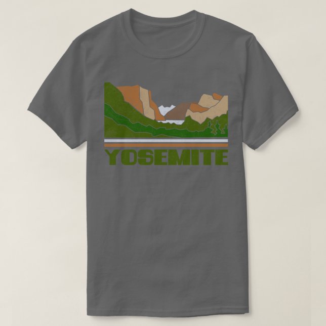 Yosemite US National Park Gift Yosemite T Shirt (Design framsida)